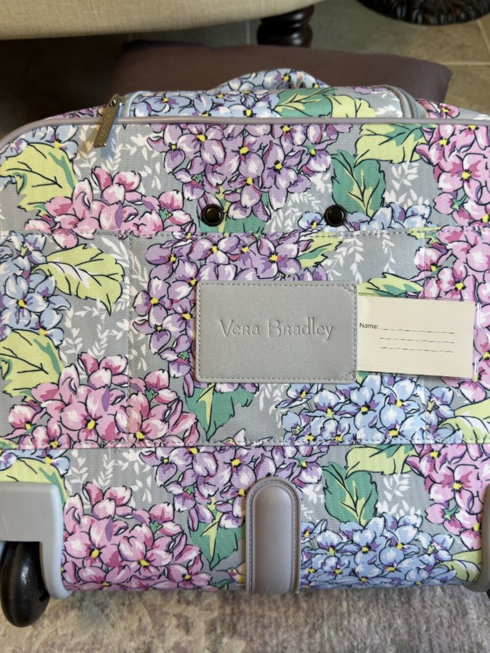 Vera Bradley Rolling Carry-on Luggage Briefcase - Picture 12 of 14